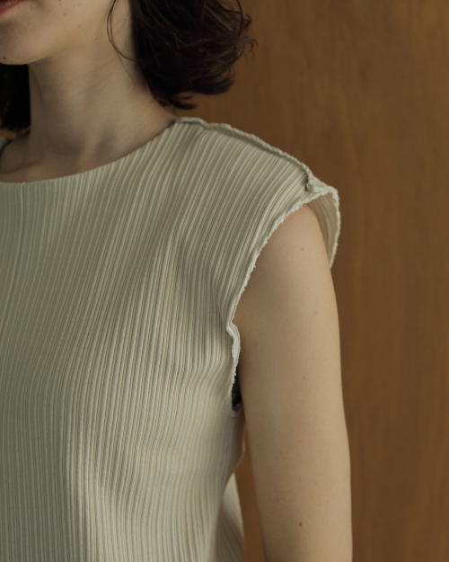 ànuke online store（アンヌーク） / Cutoff Rib OnepieceCutoff Rib