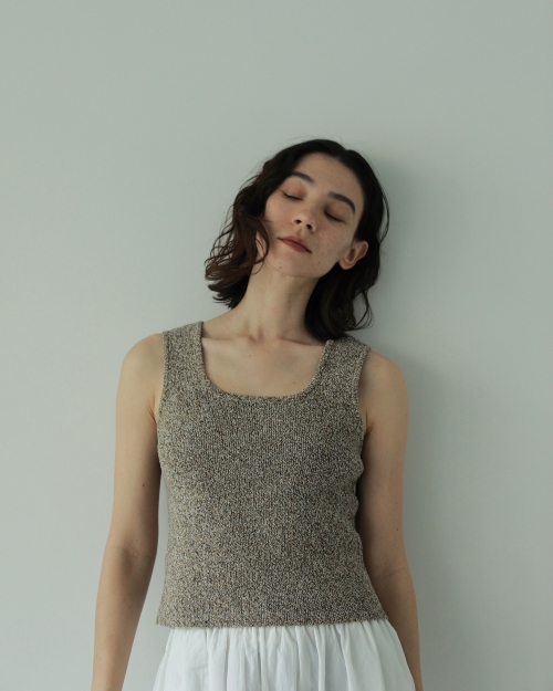 トップス anuke Border Knit Tanktop 62510515 ànuke online store（アンヌーク） / Border Knit TanktopBorder