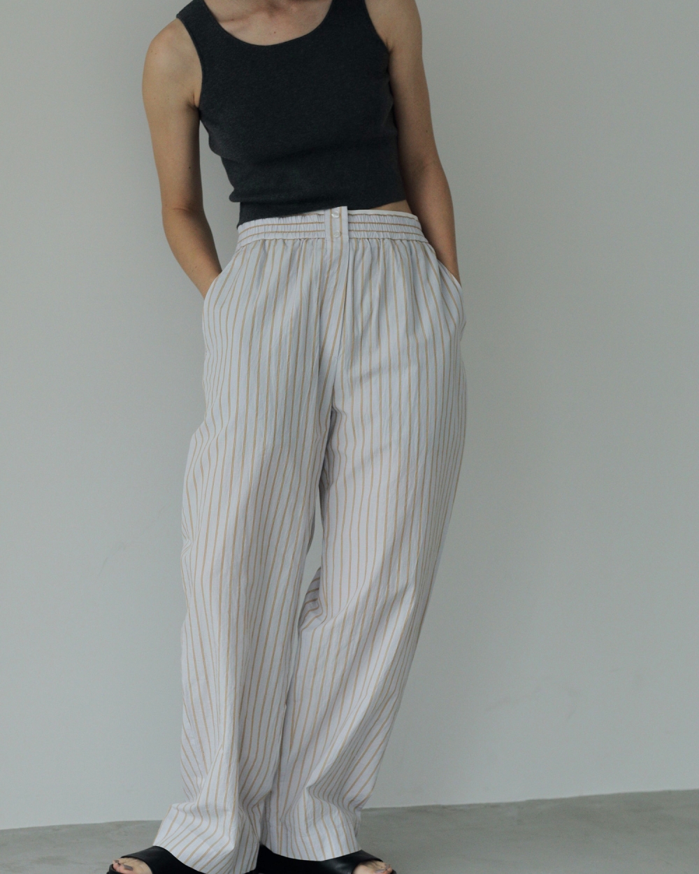 トップス anuke Paperyarn Knit Tanktop ànuke online store（アンヌーク） / Paperyarn Knit
