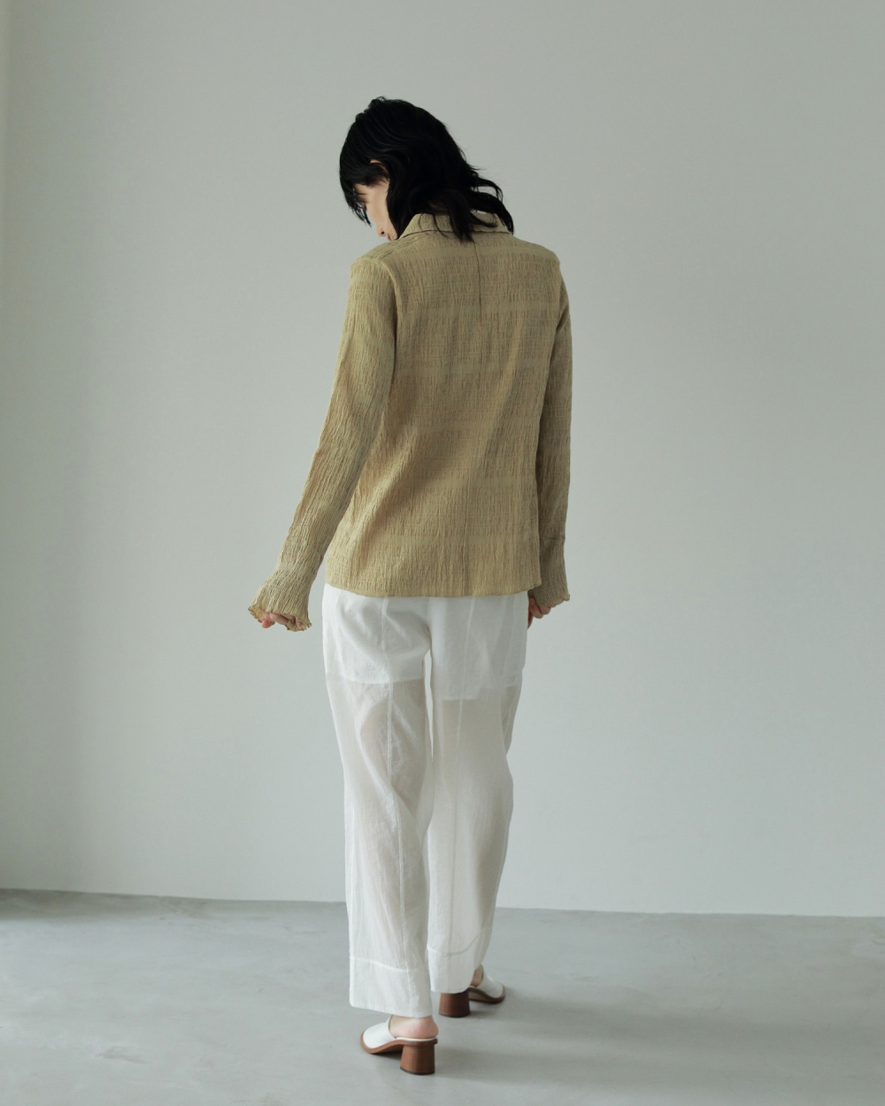 Sheer Pocket Pants Sheer Pocket Pants,シアーポケットパンツ,ボトムス,シアーパンツ,パンツ,トラウザーズ,anuke,アンヌーク,lifes,ライフズ