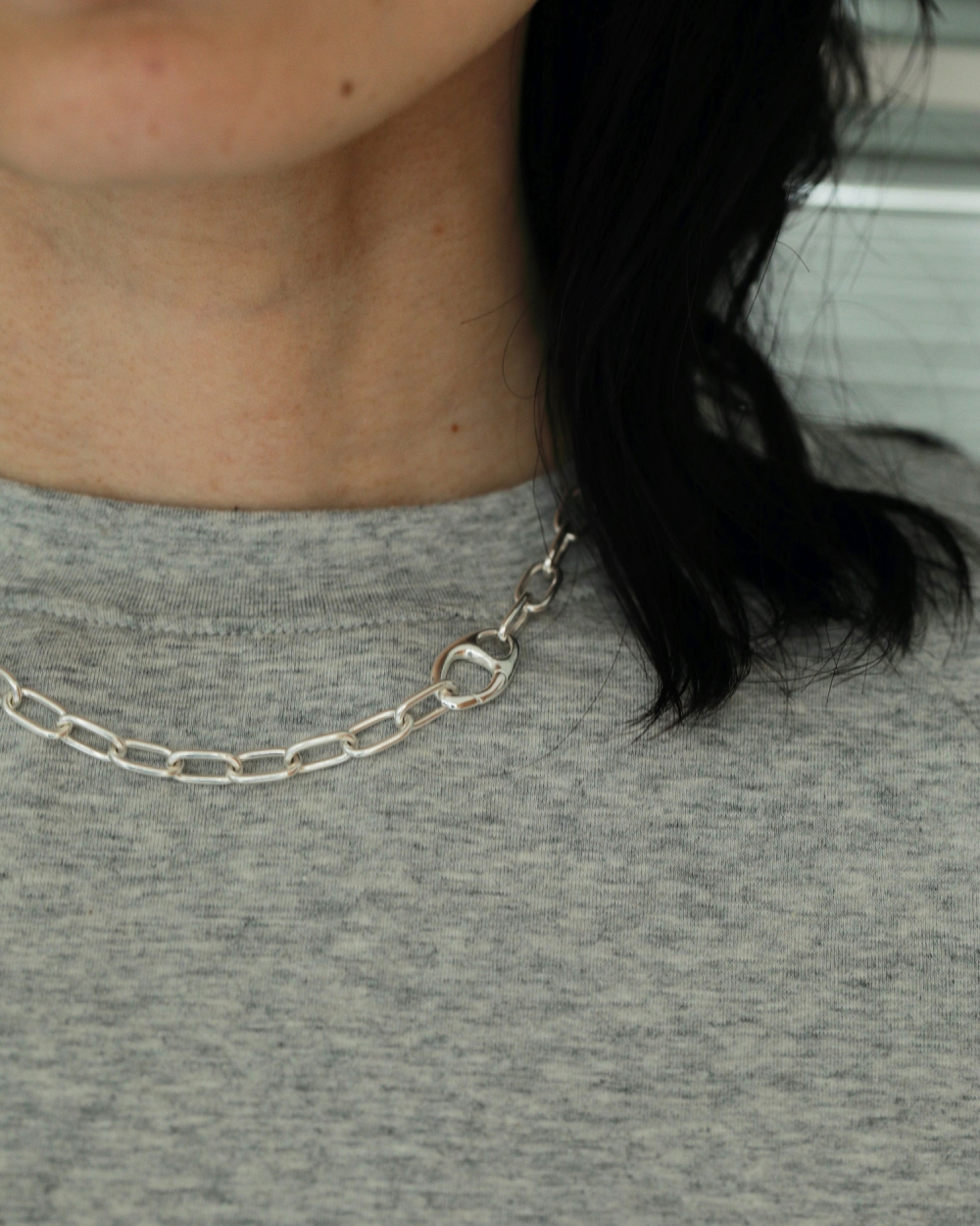 anuke Motif Chain Necklace シルバー