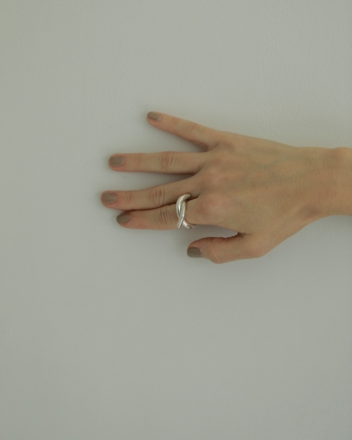 ファッション雑貨・小物その他 ENGBROX silver925 vera cross ring Women's Crossover Ring - Silver - JAXXON