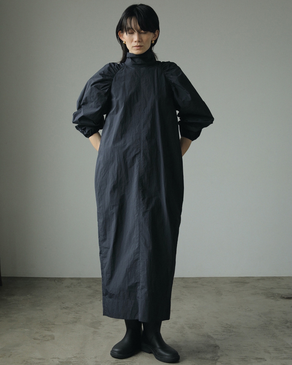 Highneck Typewriter Onepiece Highneck Typewriter Onepiece,ハイネックタイプライターワンピース,62420301,ワンピース,ハイネック,ドレス,タイプライター,anuke,アンヌーク,lifes,ライフズ