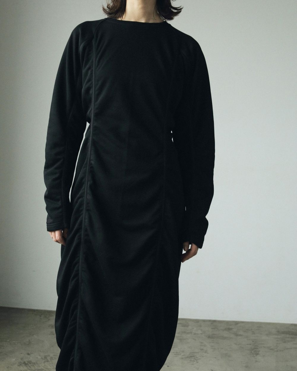 アンヌークanukeソフトジャージーワンピース新品 ànuke online store（アンヌーク） / Soft Uneck OnepieceSoft Uneck