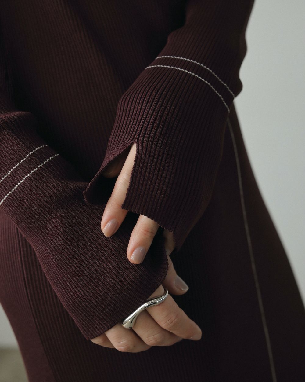 ànuke online store（アンヌーク） / Line Knit OnepieceLine Knit