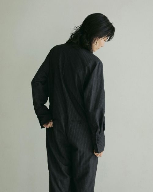 ànuke online store（アンヌーク） / Collarless Stripe