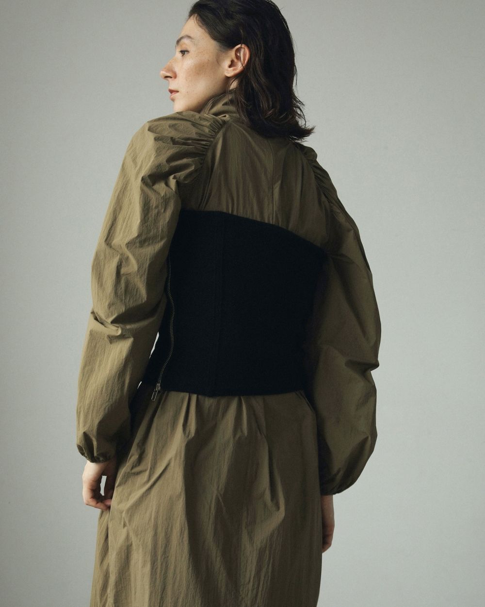 ànuke online store（アンヌーク） / Sidezip Knit BustierSidezip