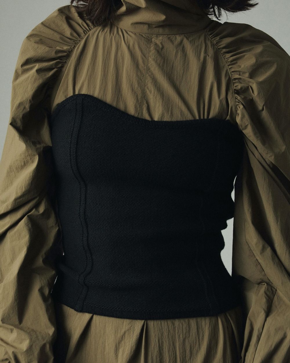 ànuke online store（アンヌーク） / Sidezip Knit BustierSidezip