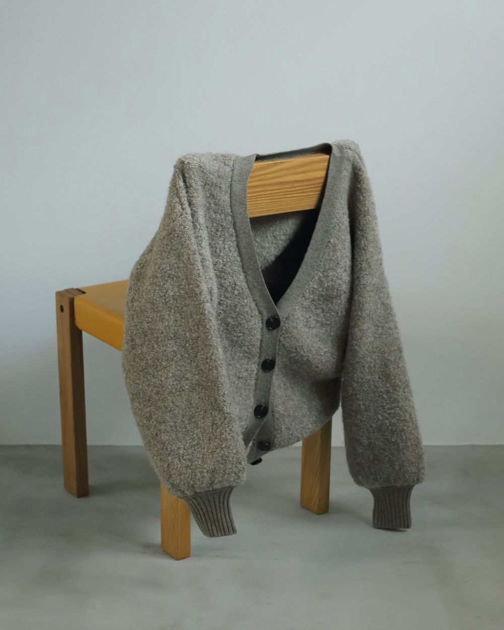 Boucle Knit Cardigan Boucle Knit Cardigan,ブークレニットカーディガン,62420527,カーディガン,カーデ,ニットカーデ,anuke,アンヌーク,lifes,ライフズ
