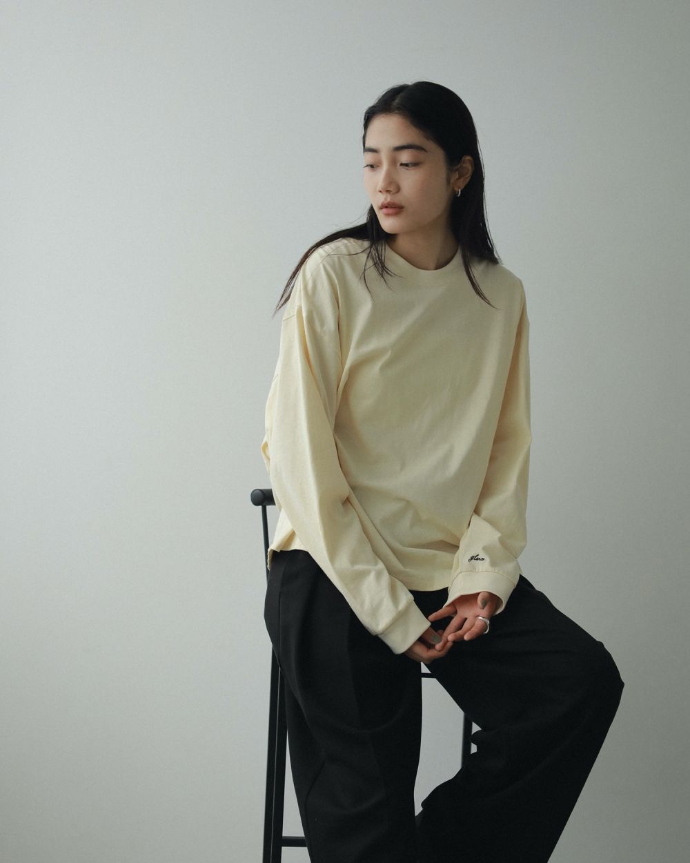 ★シンプルおしゃれが決まる★THE FRANKIE SHOP Tシャツワンピ ànuke online store（アンヌーク） / Onepoint Long T