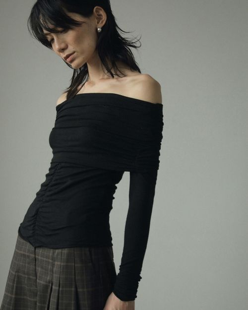 ànuke online store（アンヌーク） / Soft Offshoulder TopsSoft