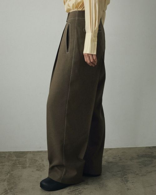 ànuke online store（アンヌーク） / Heather Tuck PantsHeather