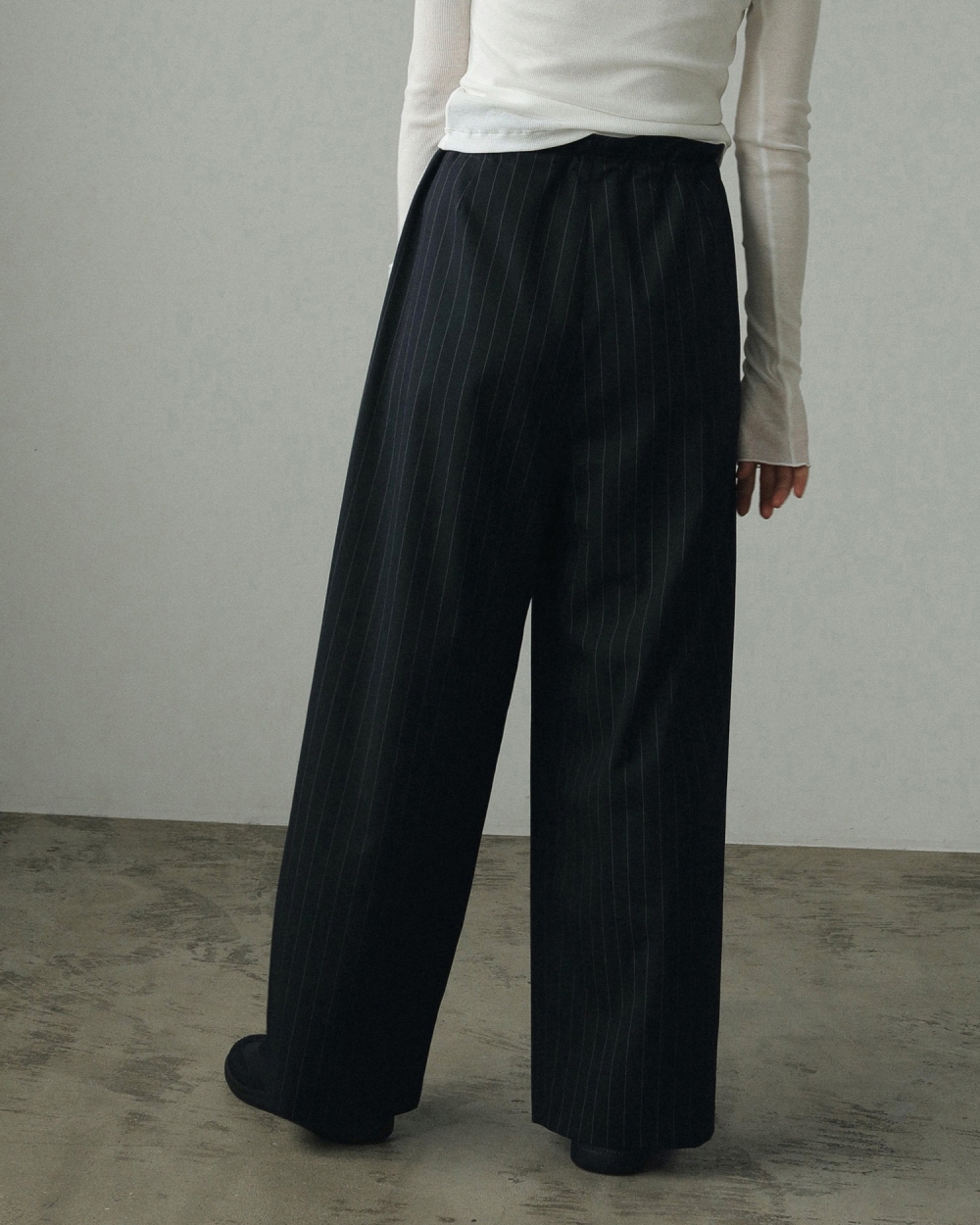 ANUKE アンヌーク　Drawstring Wool Pants 38 美品 Drawstring Sweat Pants（フルレングス）｜ànuke（アンヌーク
