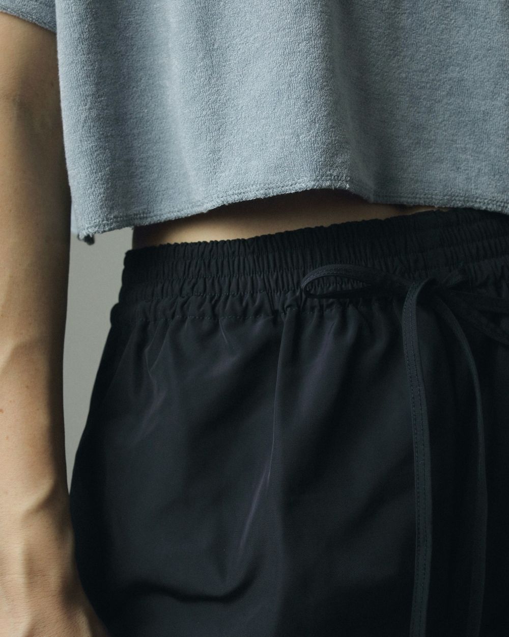 Nylon Rough Pants Nylon Rough Pants,ボトムス,ナイロンパンツ,ナイロン生地,ウエストゴム,62420707,anuke,アンヌーク,lifes,ライフズ