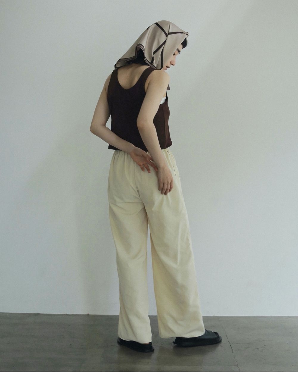 Nylon Rough Pants Nylon Rough Pants,ボトムス,ナイロンパンツ,ナイロン生地,ウエストゴム,62420707,anuke,アンヌーク,lifes,ライフズ