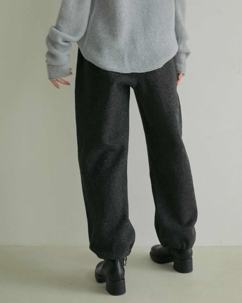 Drawstring Wool Pants Drawstring Wool Pants,ドロストリングウールパンツ,62420708,ボトムス,パンツ,ウールパンツ,anuke,アンヌーク,lifes,ライフズ