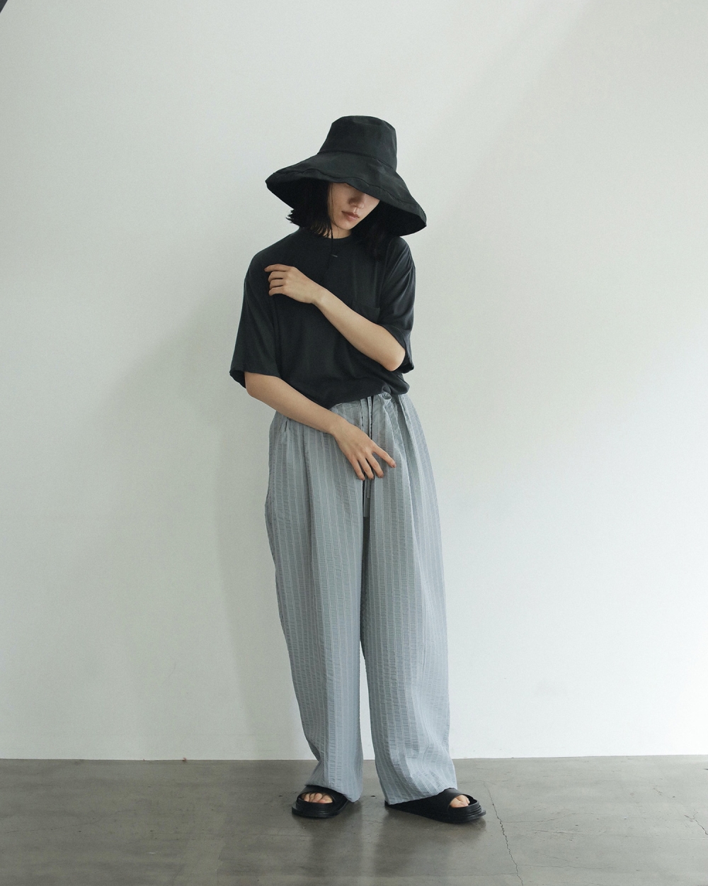 anuke アンヌーク　Sheer Stripe Pants Sheer Stripe Pants（その他パンツ）｜anuke（アンヌーク）の