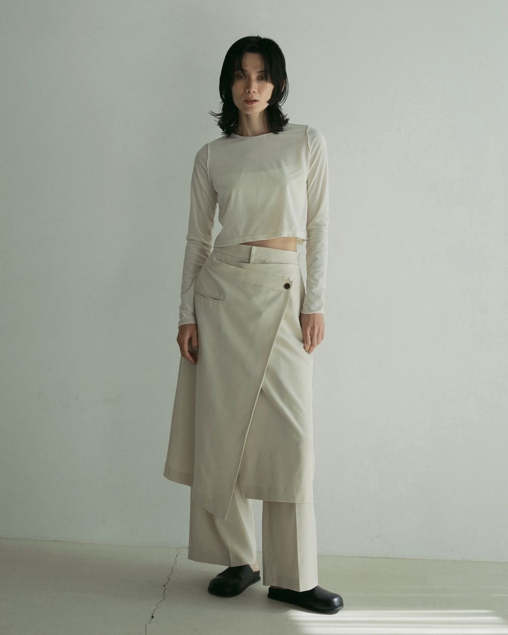 パンツ AMERI LACE WRAP SKIRT WITH PANTS m101 セール】LACE WRAP SKIRT WITH PANTS（その他パンツ）｜Ameri
