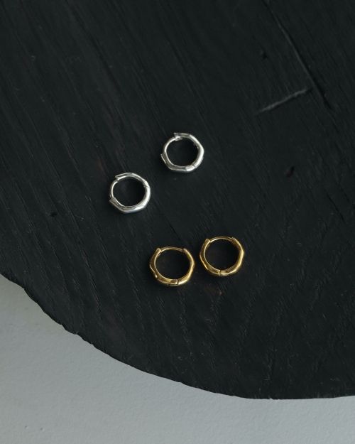 ànuke online store（アンヌーク） / Bamboo Hoop Pierce(Medium