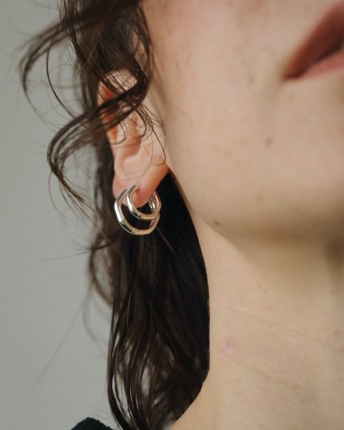 ànuke online store（アンヌーク） / Bamboo Hoop Pierce(Large)Bamboo