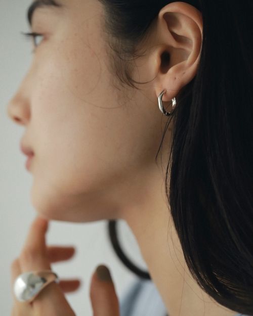 ànuke online store（アンヌーク） / Bamboo Hoop Pierce(Large)Bamboo