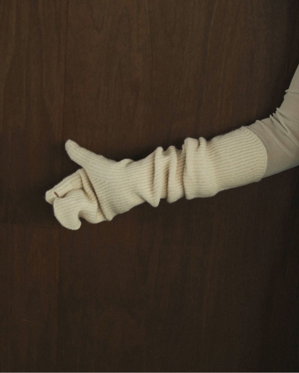 Rib Knit Armwarmers Rib Knit Armwarmers,リブニットアームウォーマー,62421002,手袋,ニット,アームウォーマー,anuke,アンヌーク,lifes,ライフズ