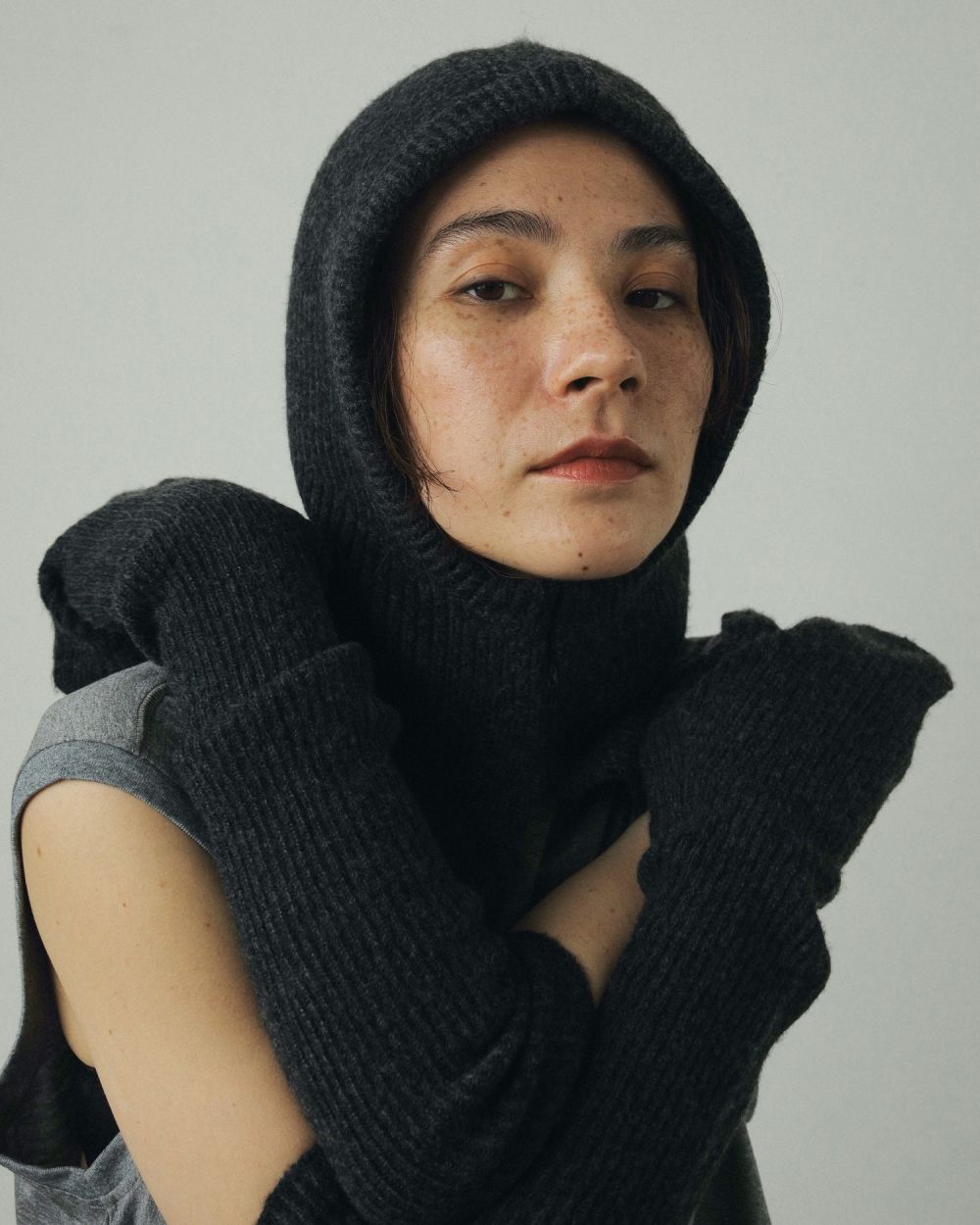 Rib Knit Armwarmers Rib Knit Armwarmers,リブニットアームウォーマー,62421002,手袋,ニット,アームウォーマー,anuke,アンヌーク,lifes,ライフズ