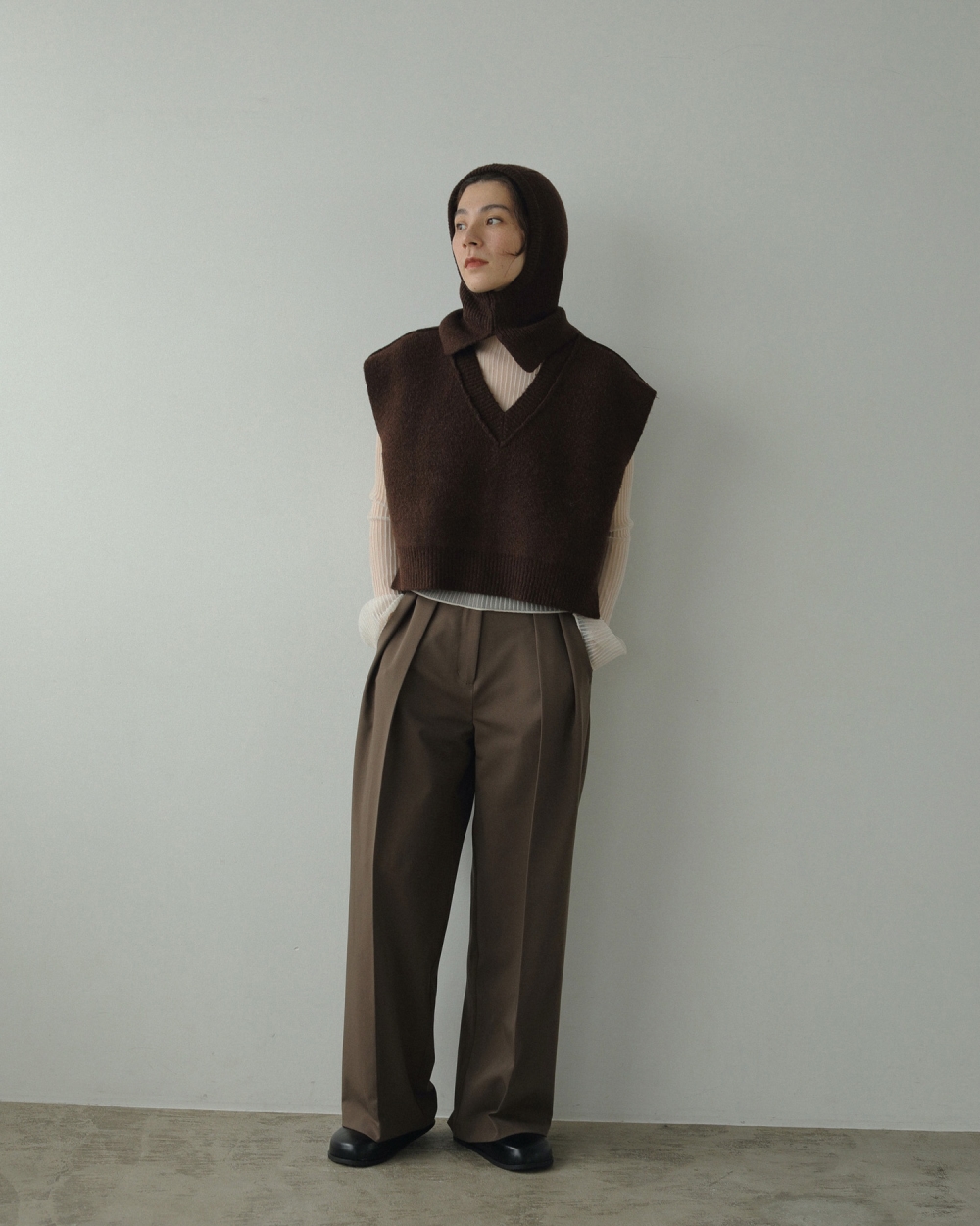 Soft Rib Balaclava Soft Rib Balaclava,ソフトリブバラクラバ,62421008,帽子,バラクラバ,ニット帽,リブ帽子,anuke,アンヌーク,lifes,ライフズ