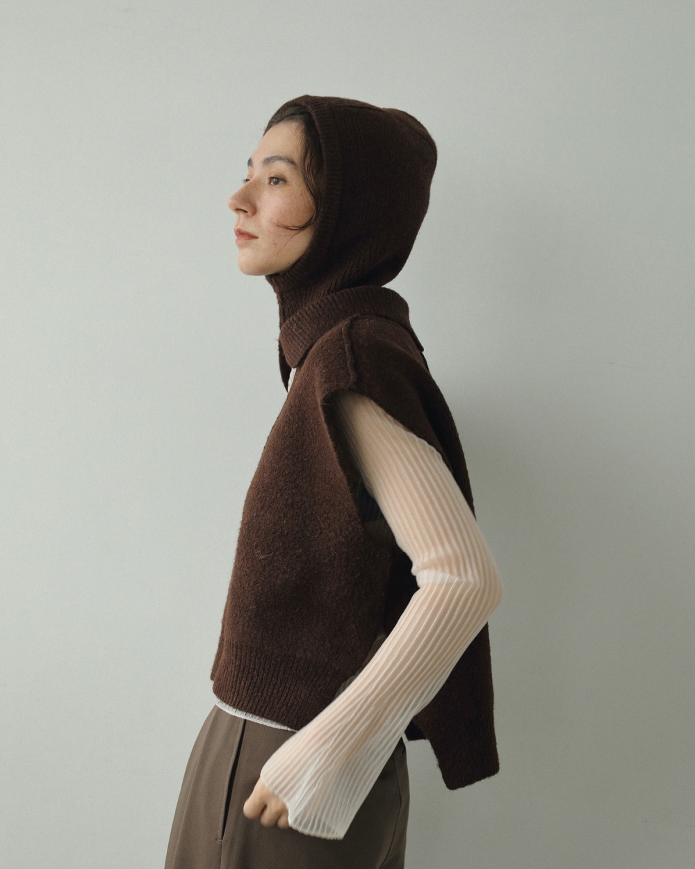 Soft Rib Balaclava Soft Rib Balaclava,ソフトリブバラクラバ,62421008,帽子,バラクラバ,ニット帽,リブ帽子,anuke,アンヌーク,lifes,ライフズ