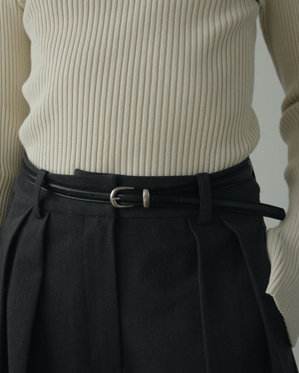 anuke アンヌークThin Leather Beltゴールド レザーベルト ànuke online store（アンヌーク） / Thin Leather BeltThin