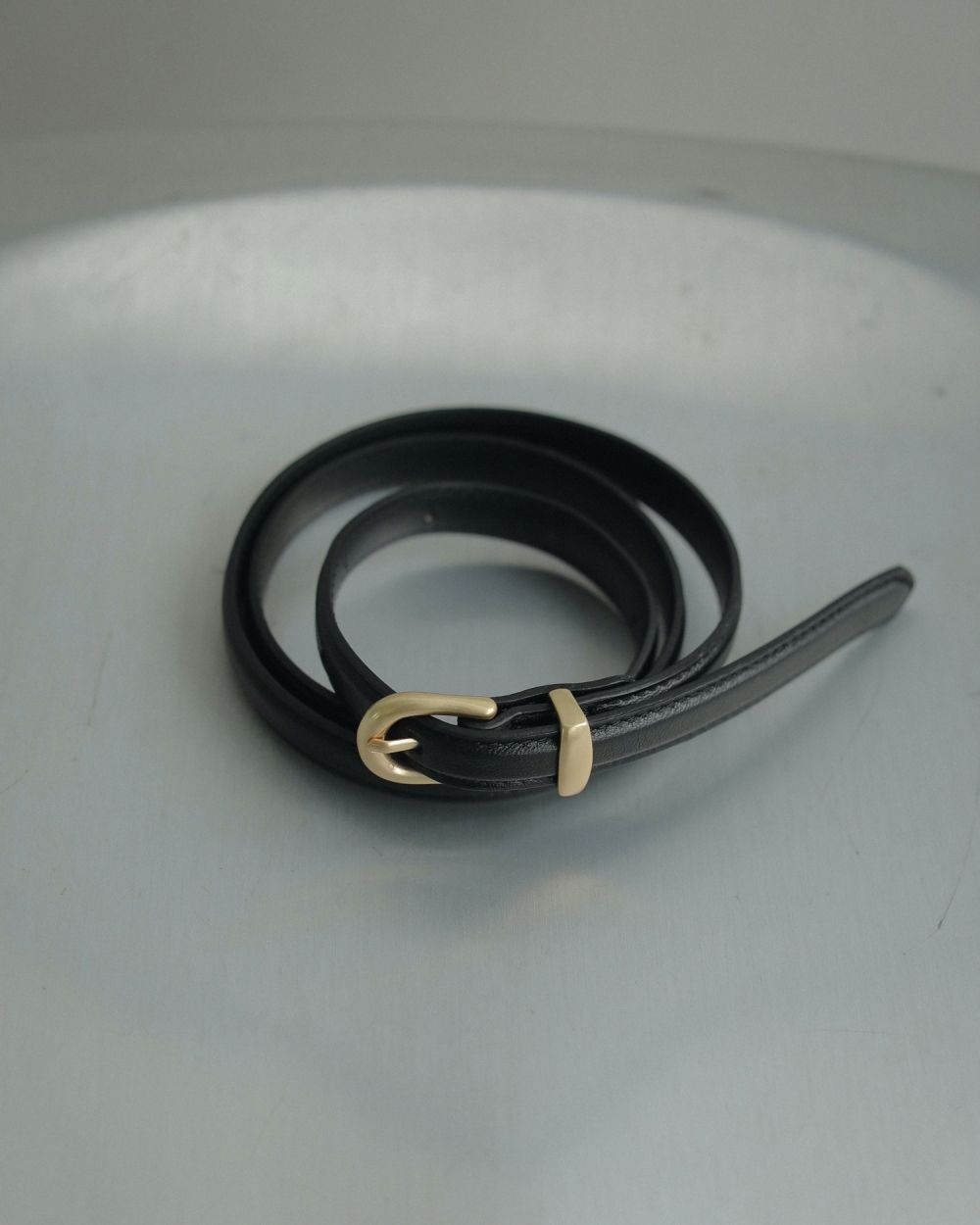 anuke アンヌークThin Leather Beltゴールド レザーベルト ànuke online store（アンヌーク） / Thin Leather BeltThin