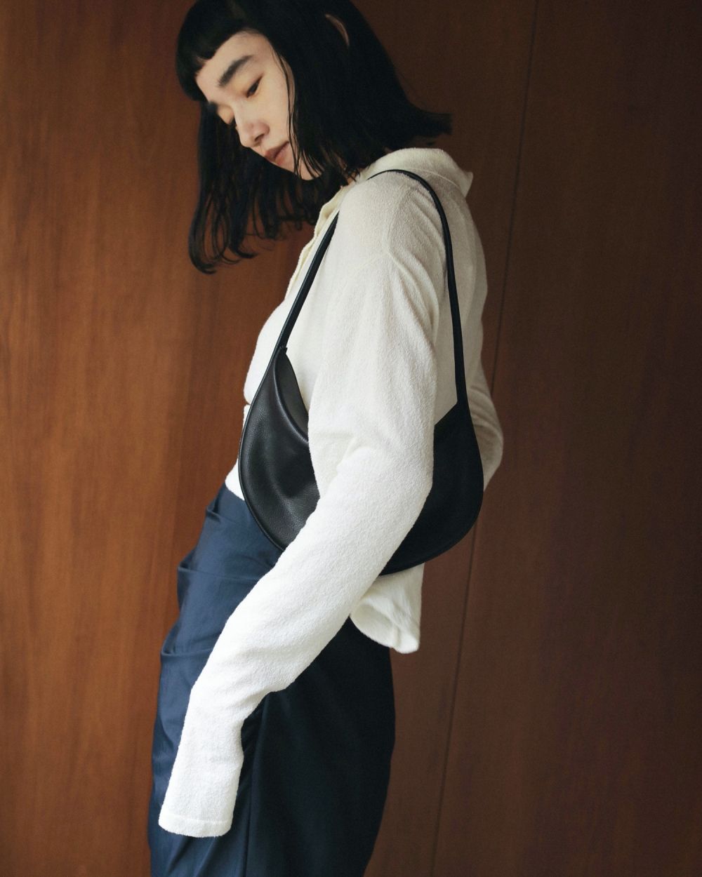 ànuke online store（アンヌーク） / Leather Round BagLeather