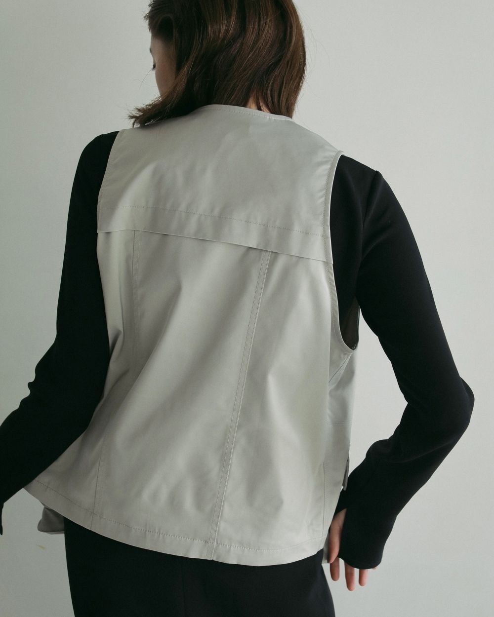 ànuke online store（アンヌーク） / Satin Pocket VestSatin