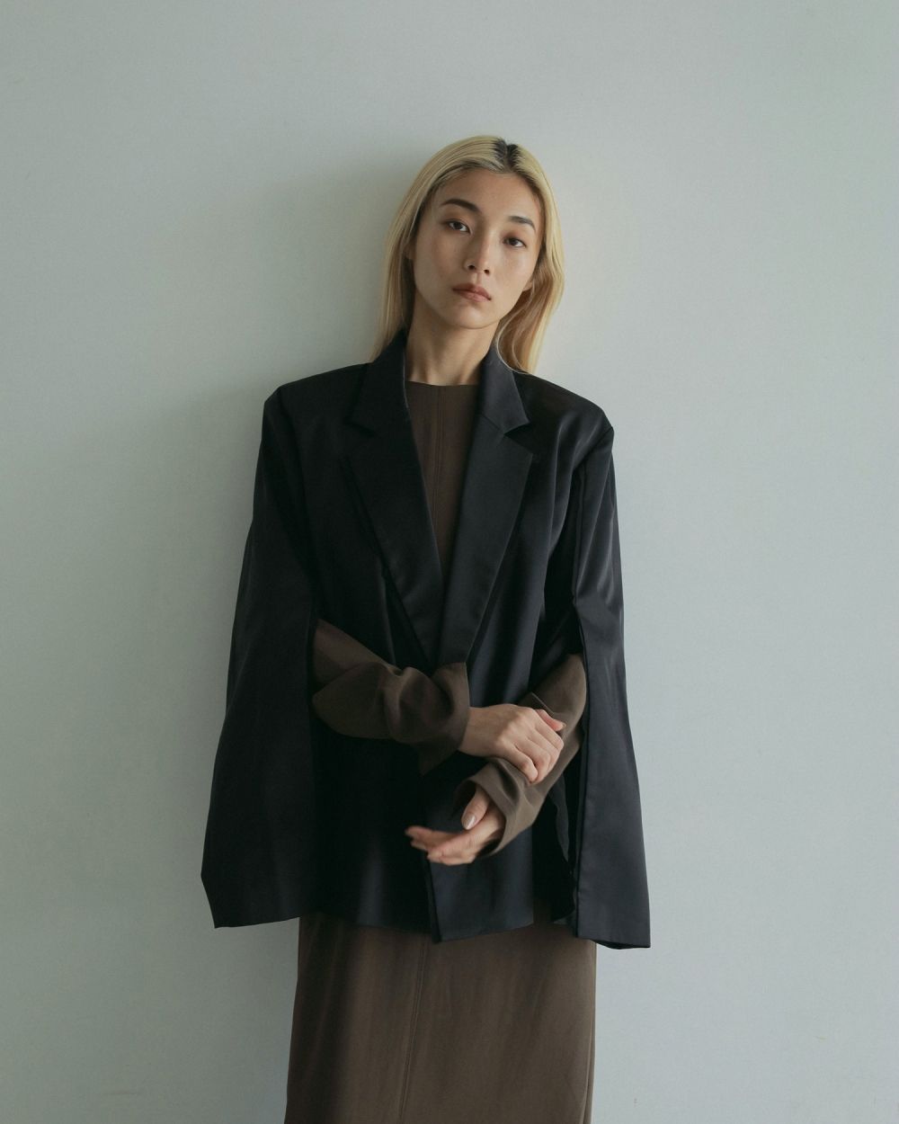 ànuke online store（アンヌーク） / Satin Slit JacketSatin