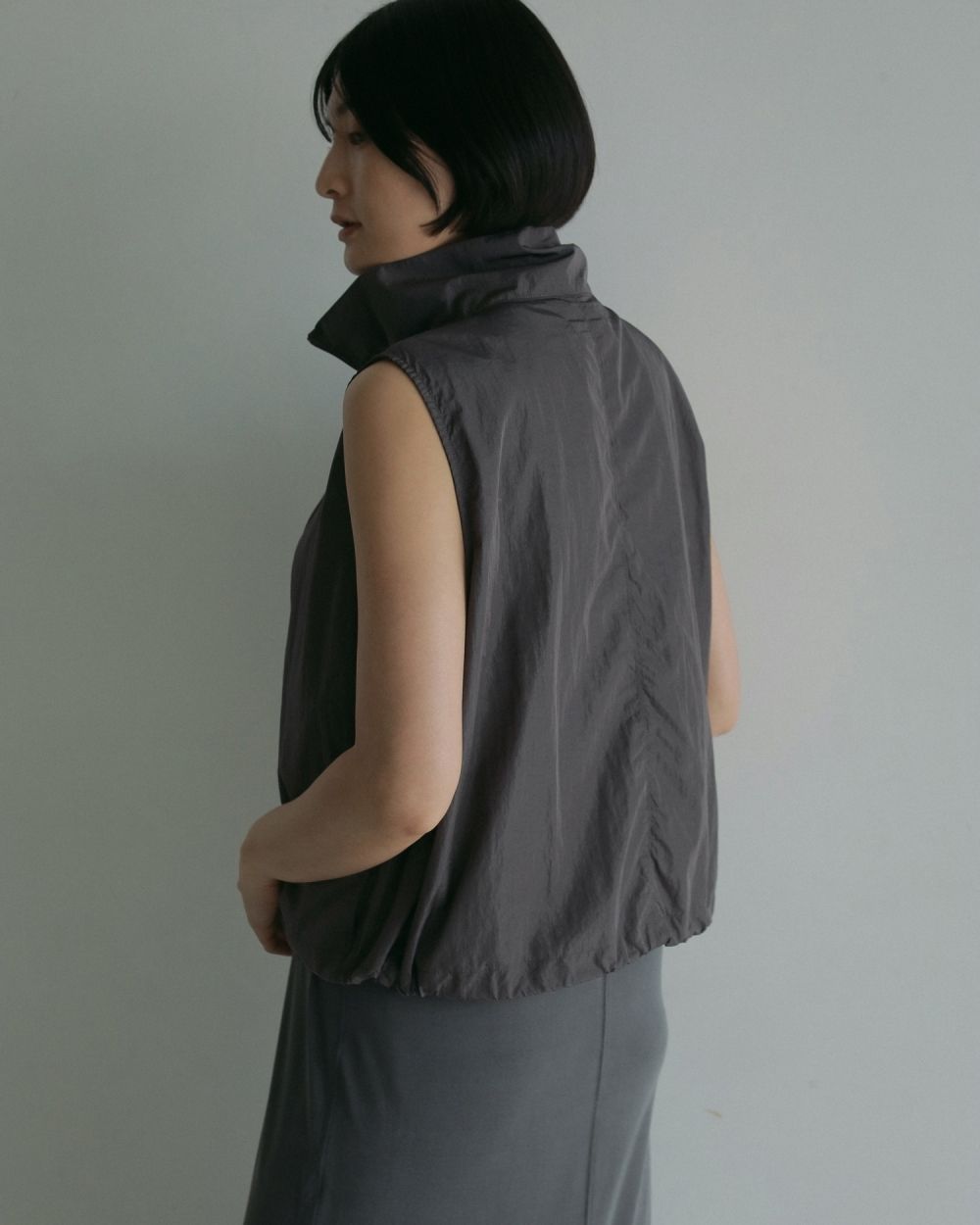 anuke アンヌーク Standcollar Zip Blouson 38 anuke アンヌーク スタンドカラー ジップ ブルゾン｜BORN FREE