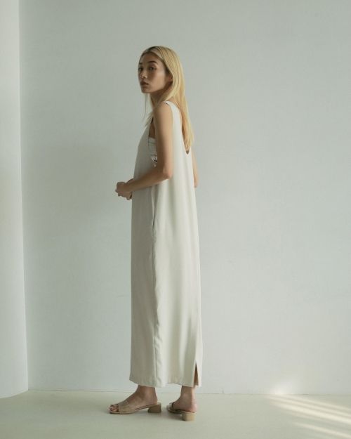 ànuke online store（アンヌーク） / Twill Uneck OnepieceTwill