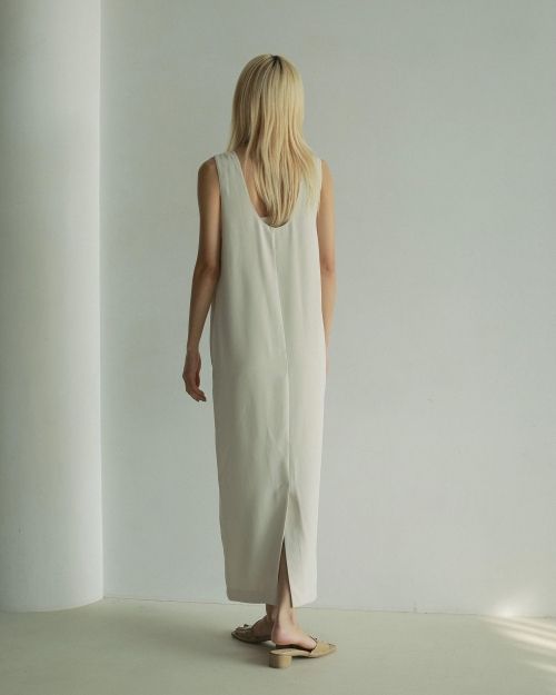 ànuke online store（アンヌーク） / Twill Uneck OnepieceTwill