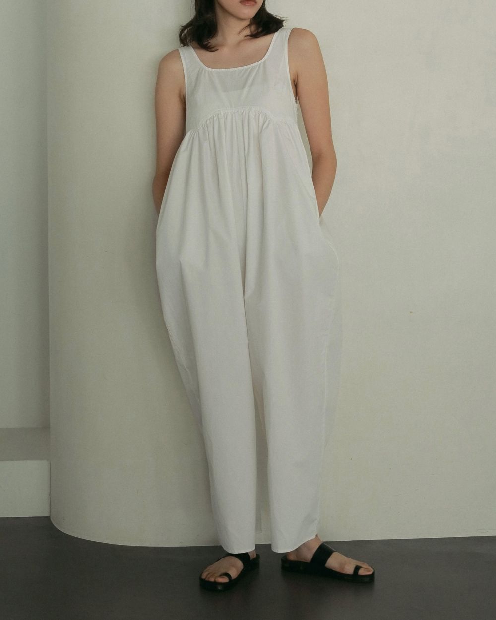 適当な価格 ànuke online store（アンヌーク） / Cotton Gather サロペット・オーバーオール・オールインワン
