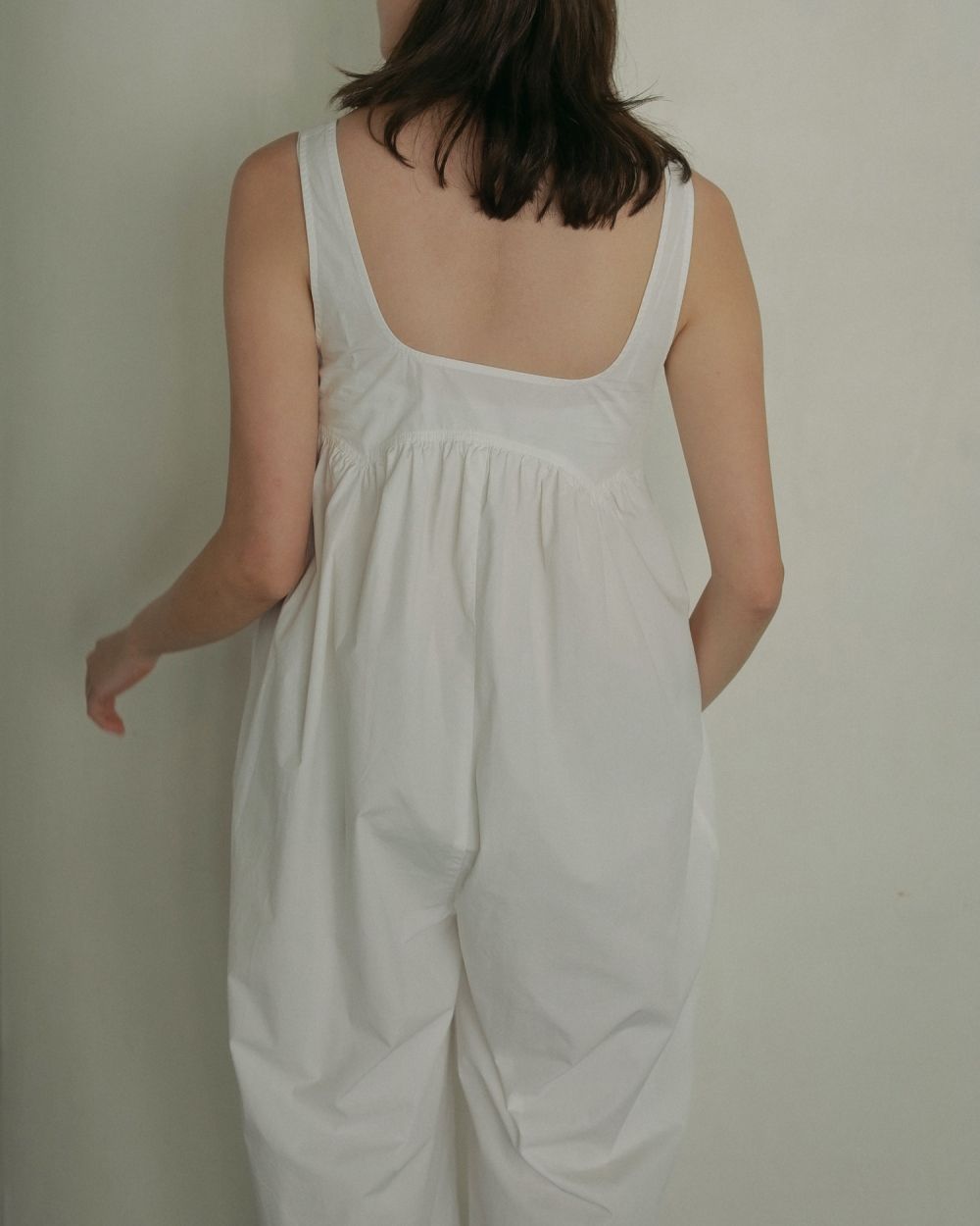 アンヌークanuke Cotton Gather Combinaison 38 Cotton Gather Combinaison（オールインワン）｜ànuke