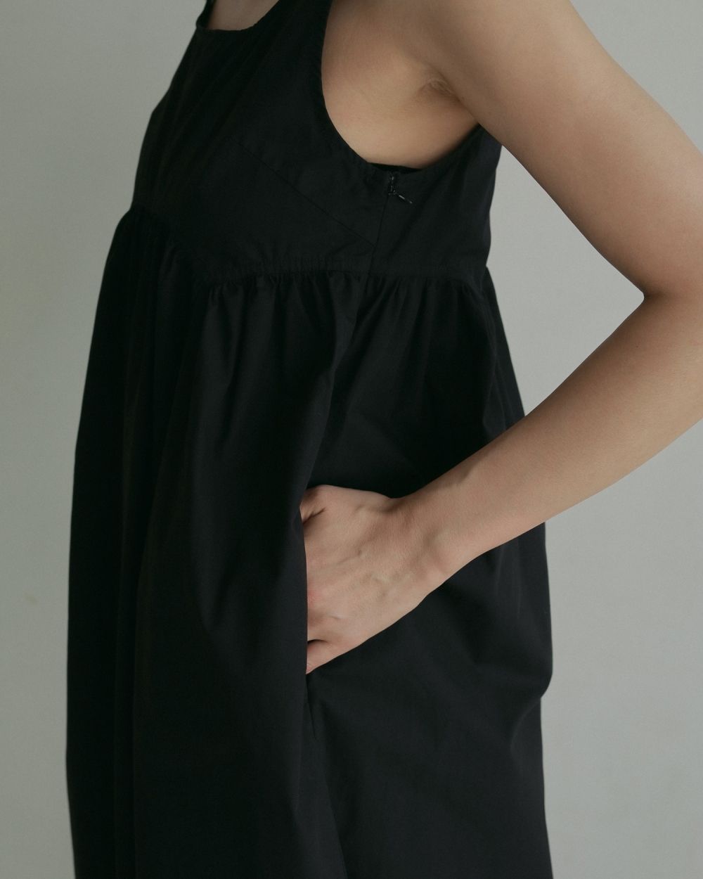2025新商品 store（アンヌーク） online ànuke / Gather Cotton サロペット・オーバーオール・オールインワン