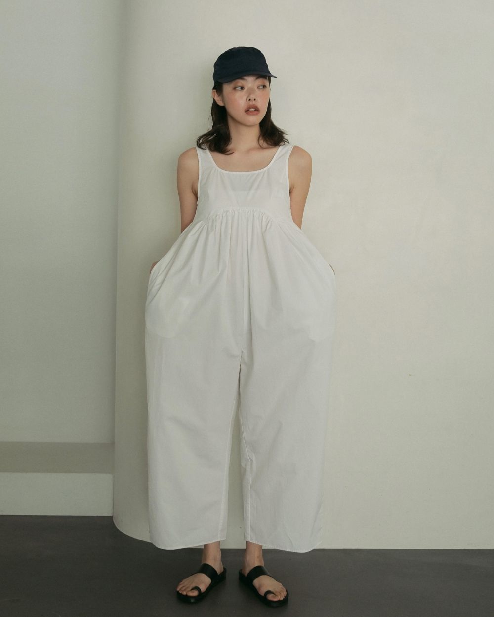 新品タグ付きanuke Cotton Gather Combinaison ànuke online store（アンヌーク） / Cotton Gather