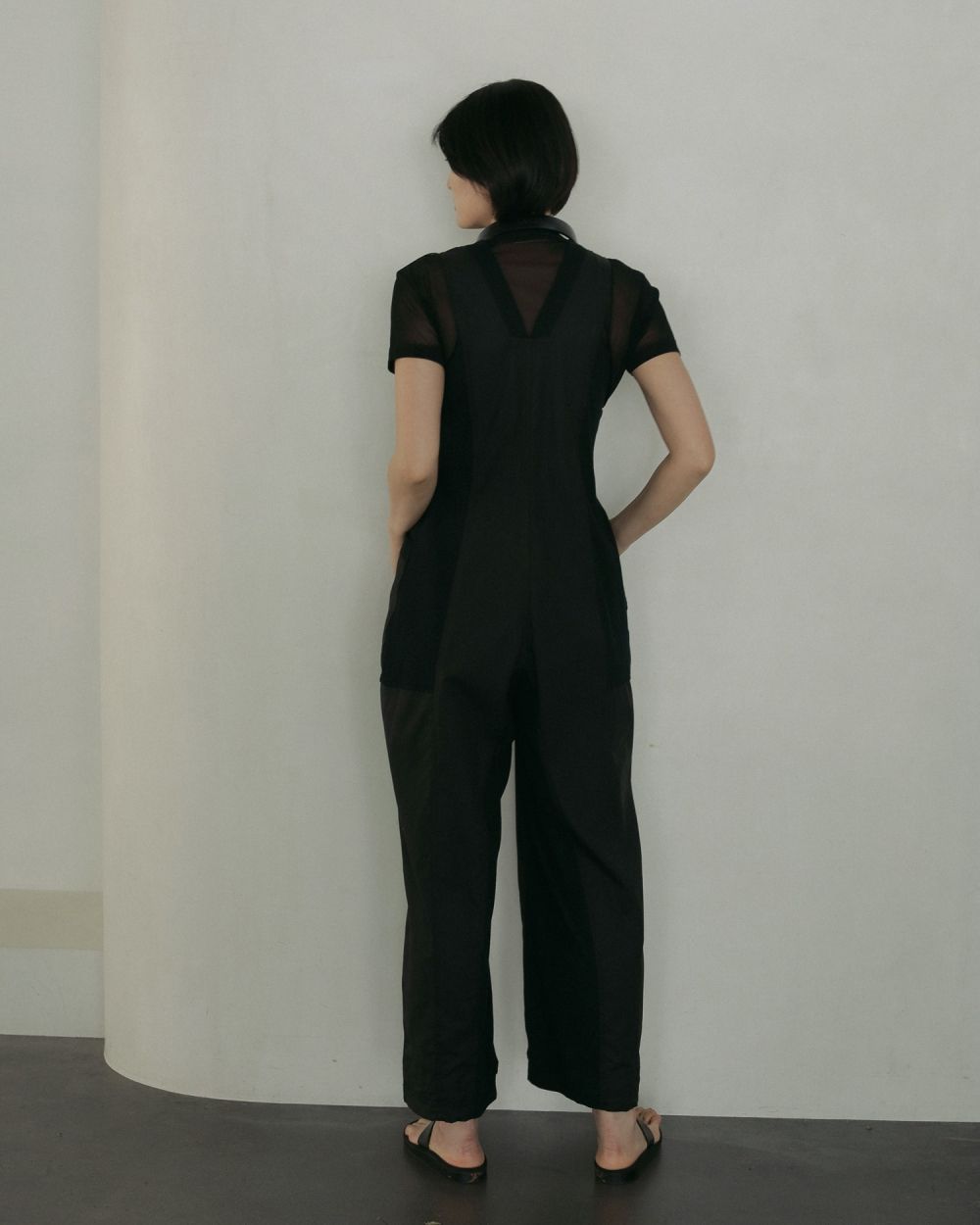 anuke 】Drawstring Vneck Combinaison | valance 福井