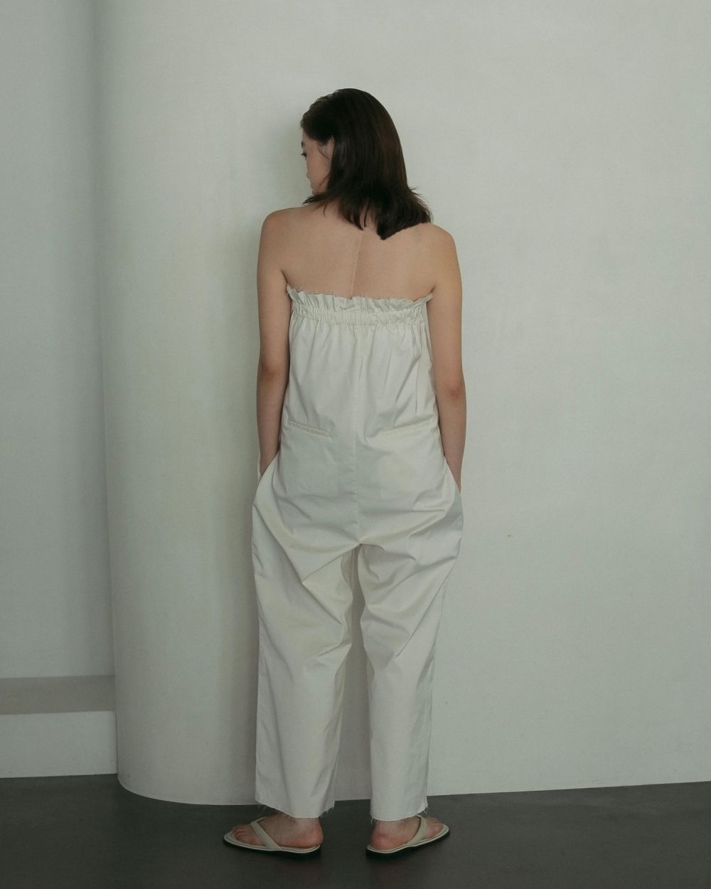 ànuke 25SS Cutoff Bare Combinaisonアイスブルー ànuke online store（アンヌーク） / Cutoff Bare