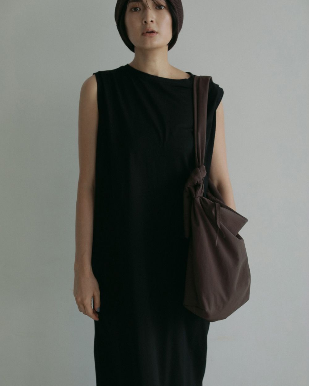 MOCK NECK ADJUSTABLE ONE PIECE - ワンピース レディースウェア