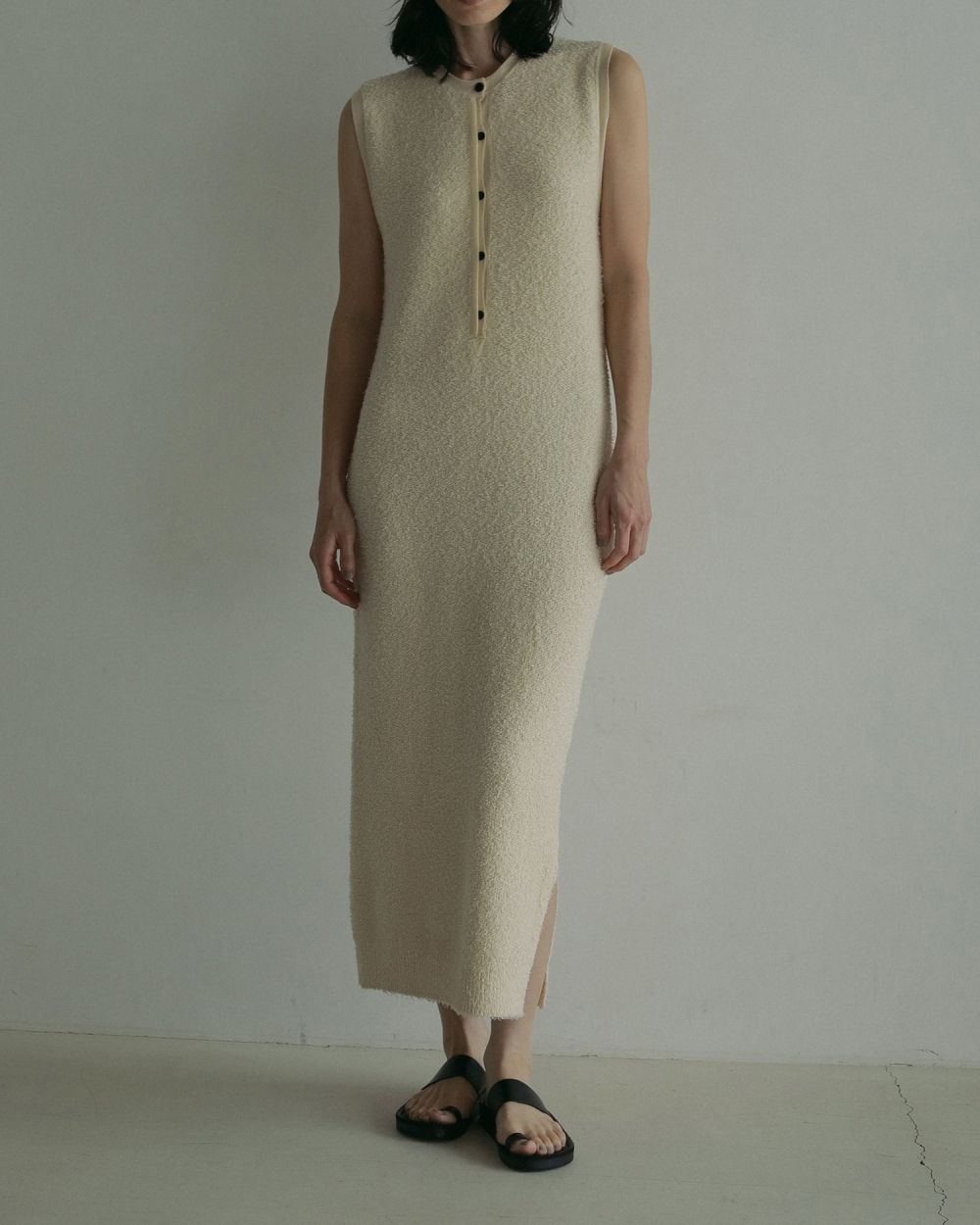ワンピース ANJUNA ànuke online store（アンヌーク） / 2way Shaggy Onepiece2way