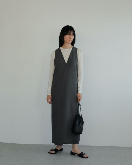 ànuke online store（アンヌーク） / Cutoff Vneck OnepieceCutoff