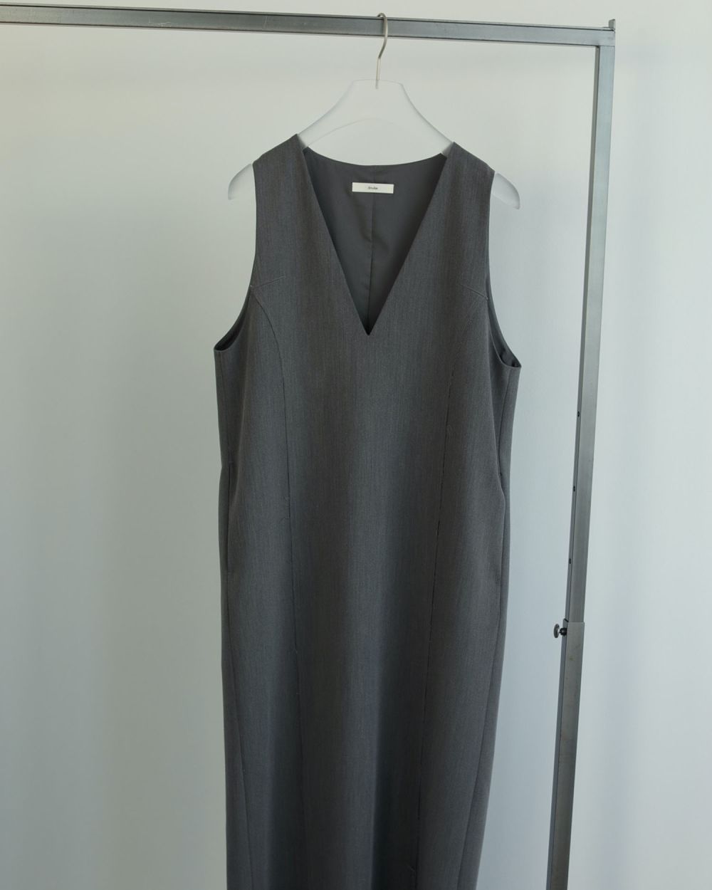 美品【anuke】アンヌーク カットオフツイルビスチェ C.GRAY ànuke - Cutoff Twill Bustier / カットオフツイルビスチェ