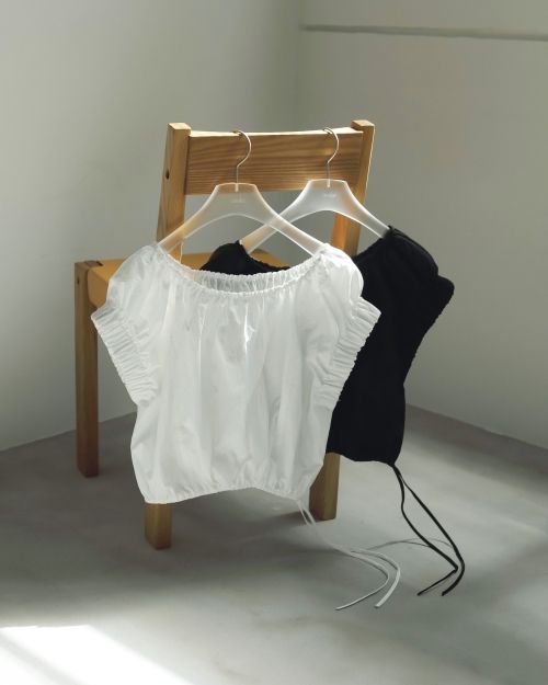 アンヌーク anuke　Soft Offshoulder Tops チャコール anuke 】Soft Offshoulder Tops | valance 福井｜レディース