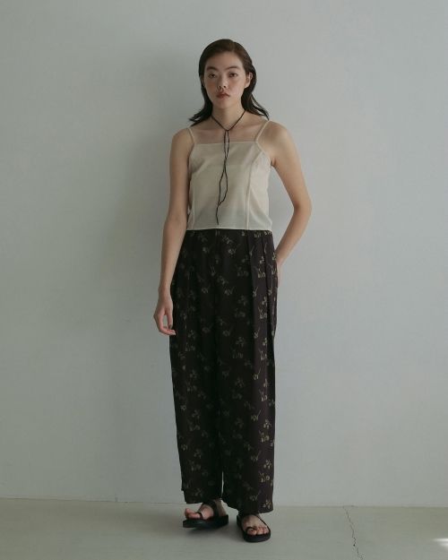 anuke アンヌーク 即日発送 Backopen Balloon Camisole 62520416 バックオープン バルーン キャミソール ノースリーブ キャミソール レディース ànuke online store（アンヌーク） / Backopen Balloon