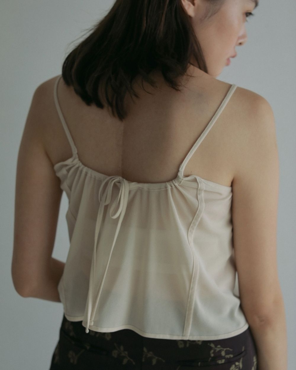 トップス anuke /Backopen Balloon Camisole ànuke online store（アンヌーク） / Backopen Balloon